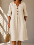 Eleanor™ | Vestido con botones