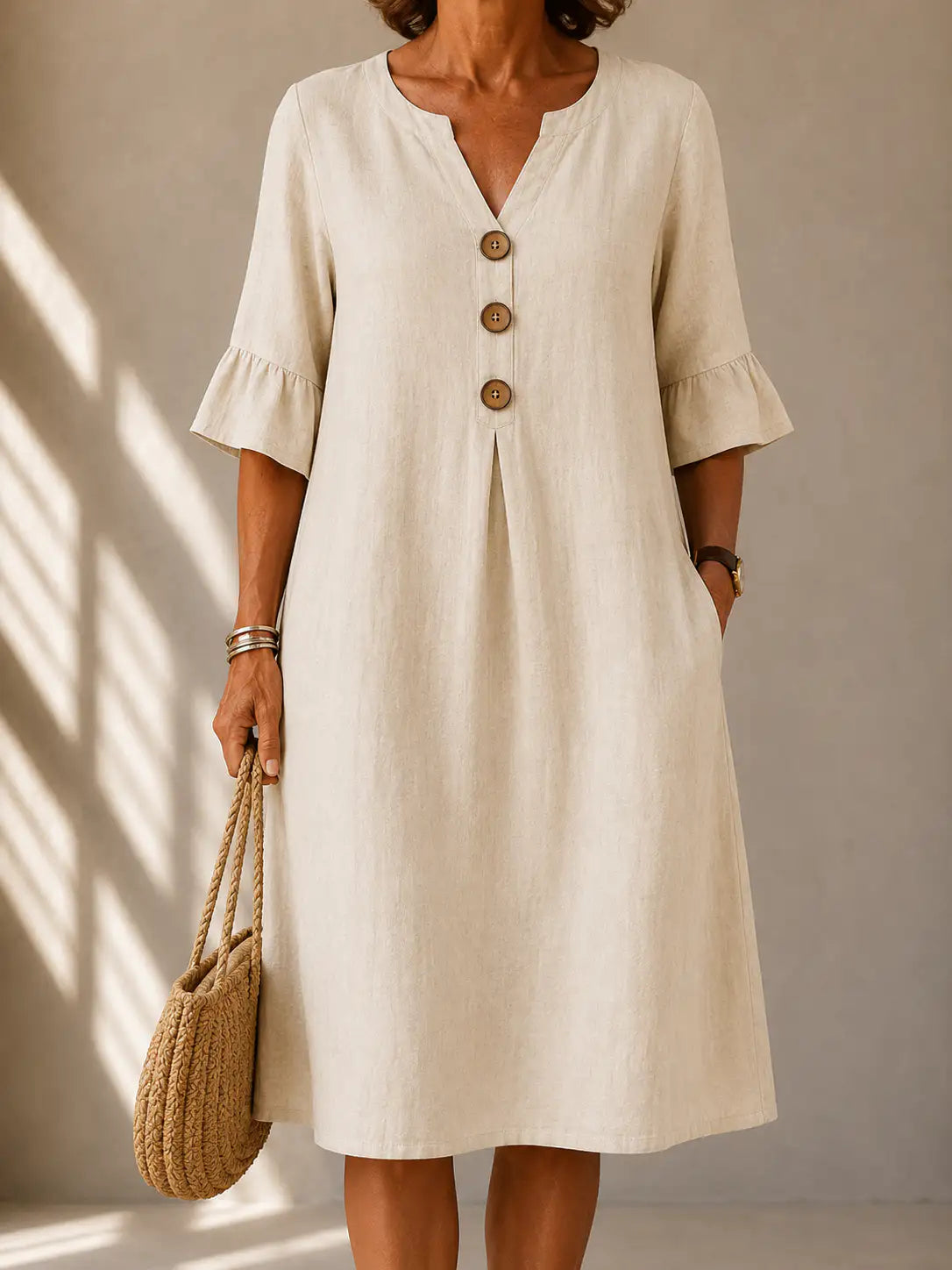 Eleanor™ | Vestido con botones