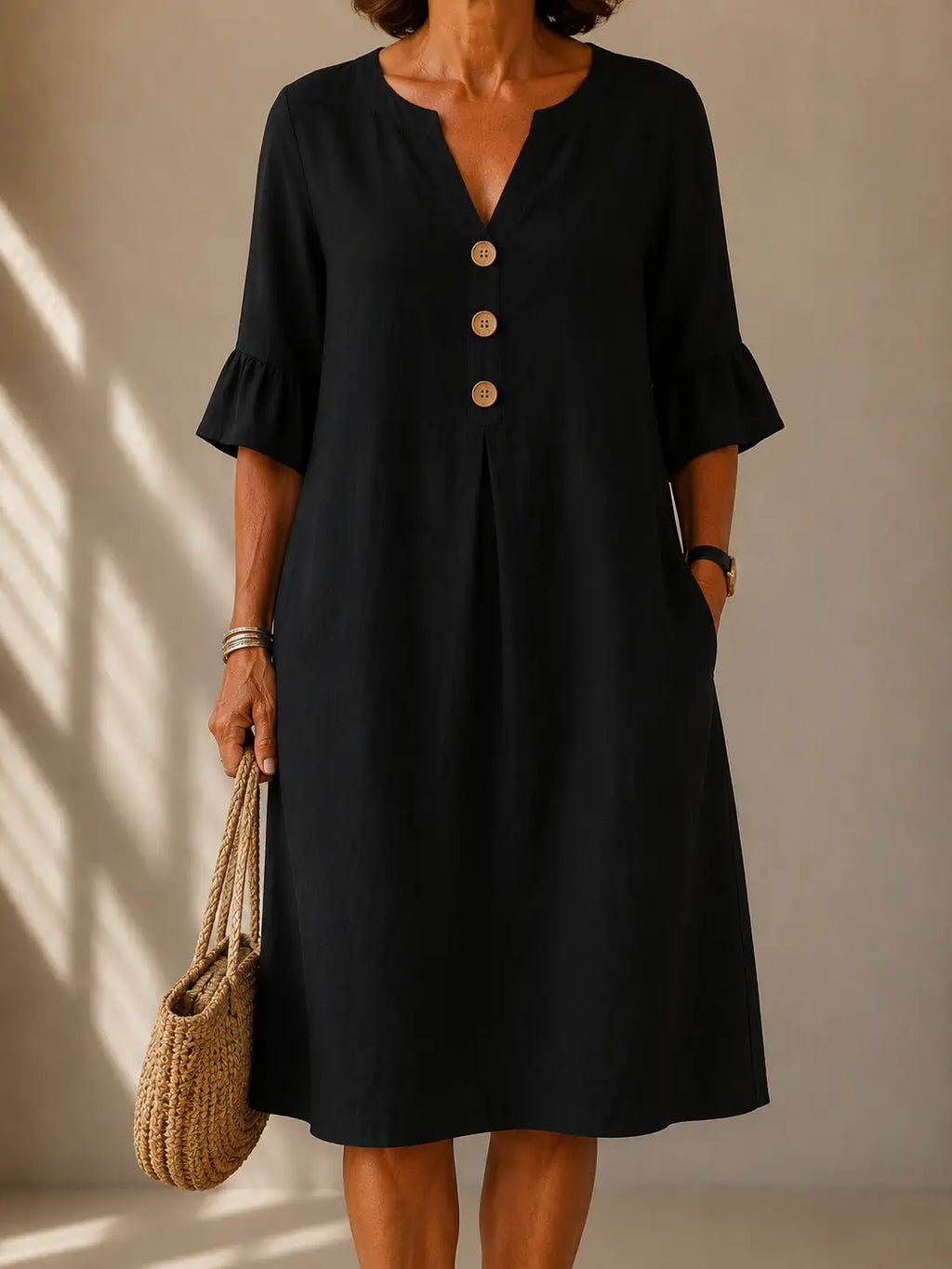 Sylvia™ | Vestido con botones