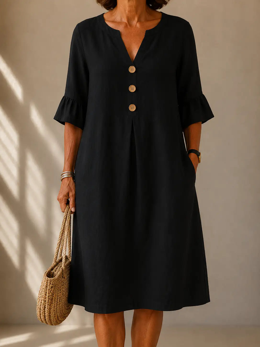Sylvia™ | Vestido con botones