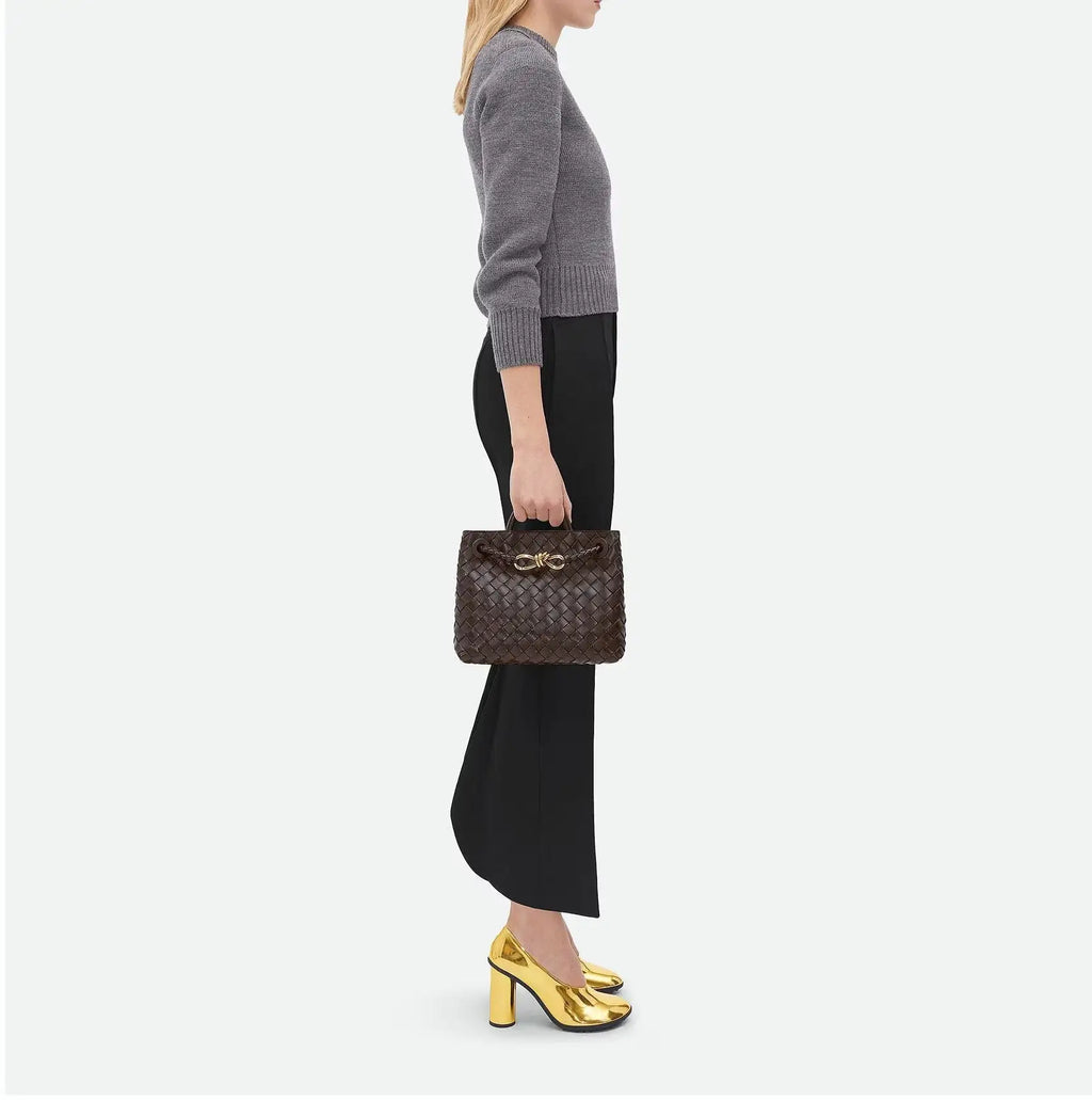 Mini Shopper Trenzado con Lazo | Bolso de Mano