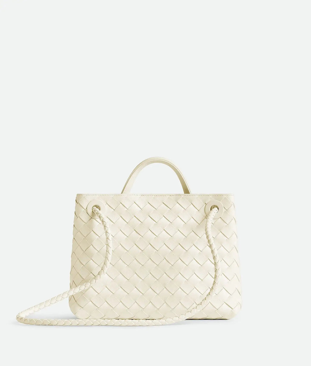 Mini Shopper Trenzado con Lazo | Bolso de Mano