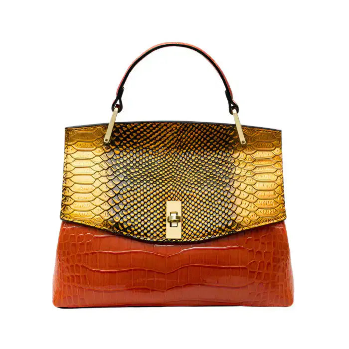 Presumida | Bolso Estructurado con Estampado Grabado