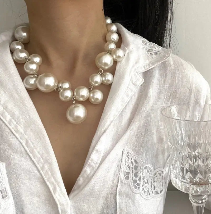 Myrthe™ | Collar de Perlas Oversize
