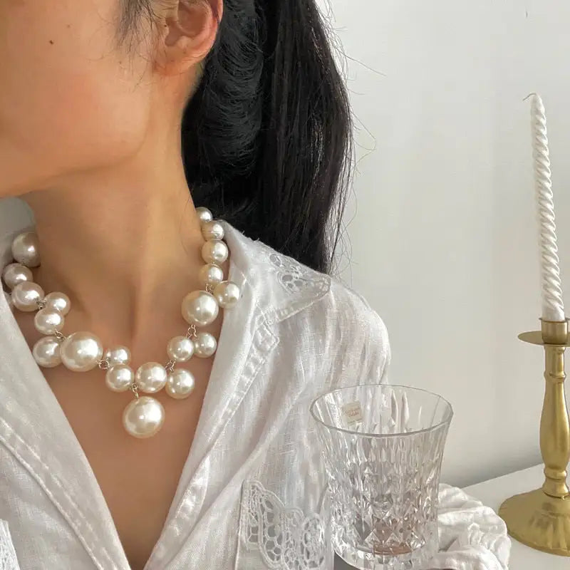 Myrthe™ | Collar de Perlas Oversize