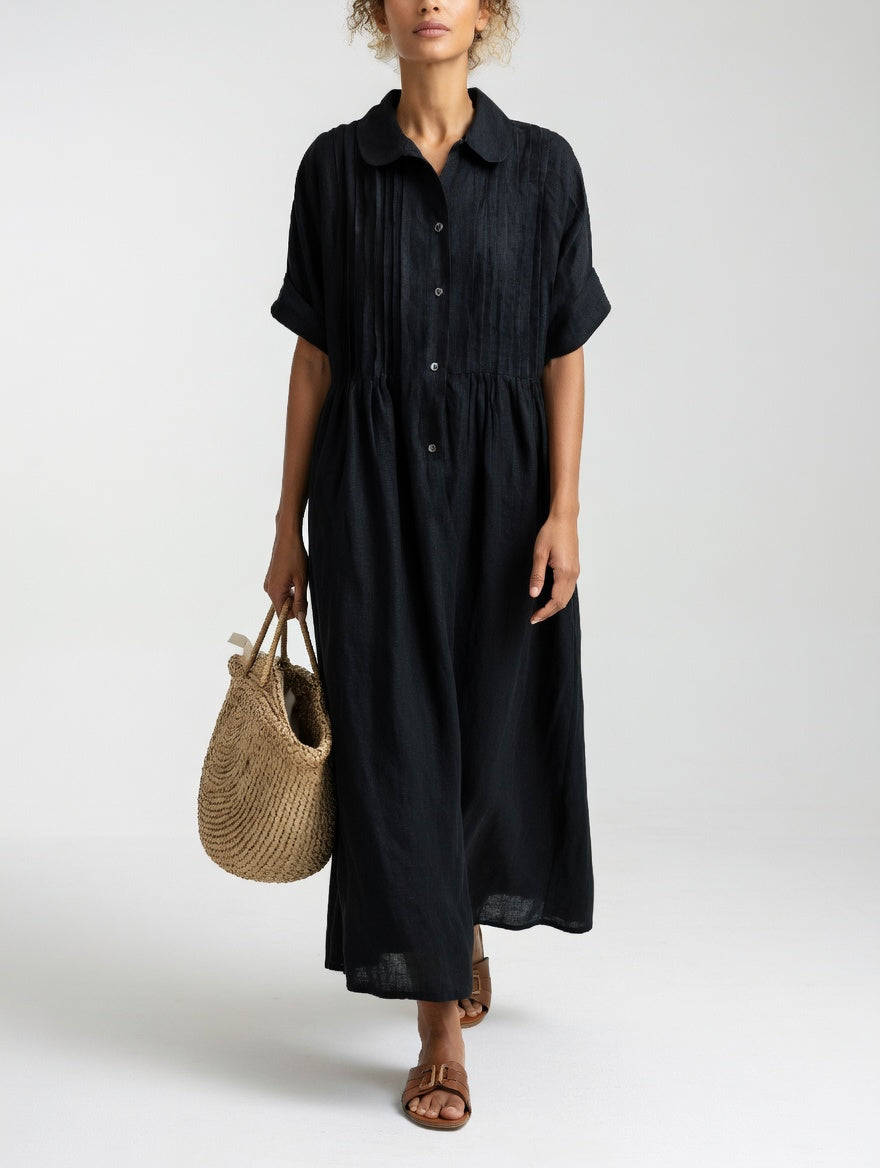 Lysandra™ — Vestido chemise fluido de verano
