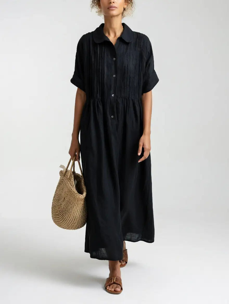 Lysandra™ | Vestido Chemise Fluido de Verano