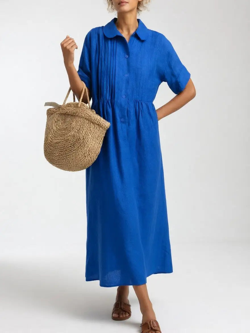 Lysandra™ | Vestido Chemise Fluido de Verano