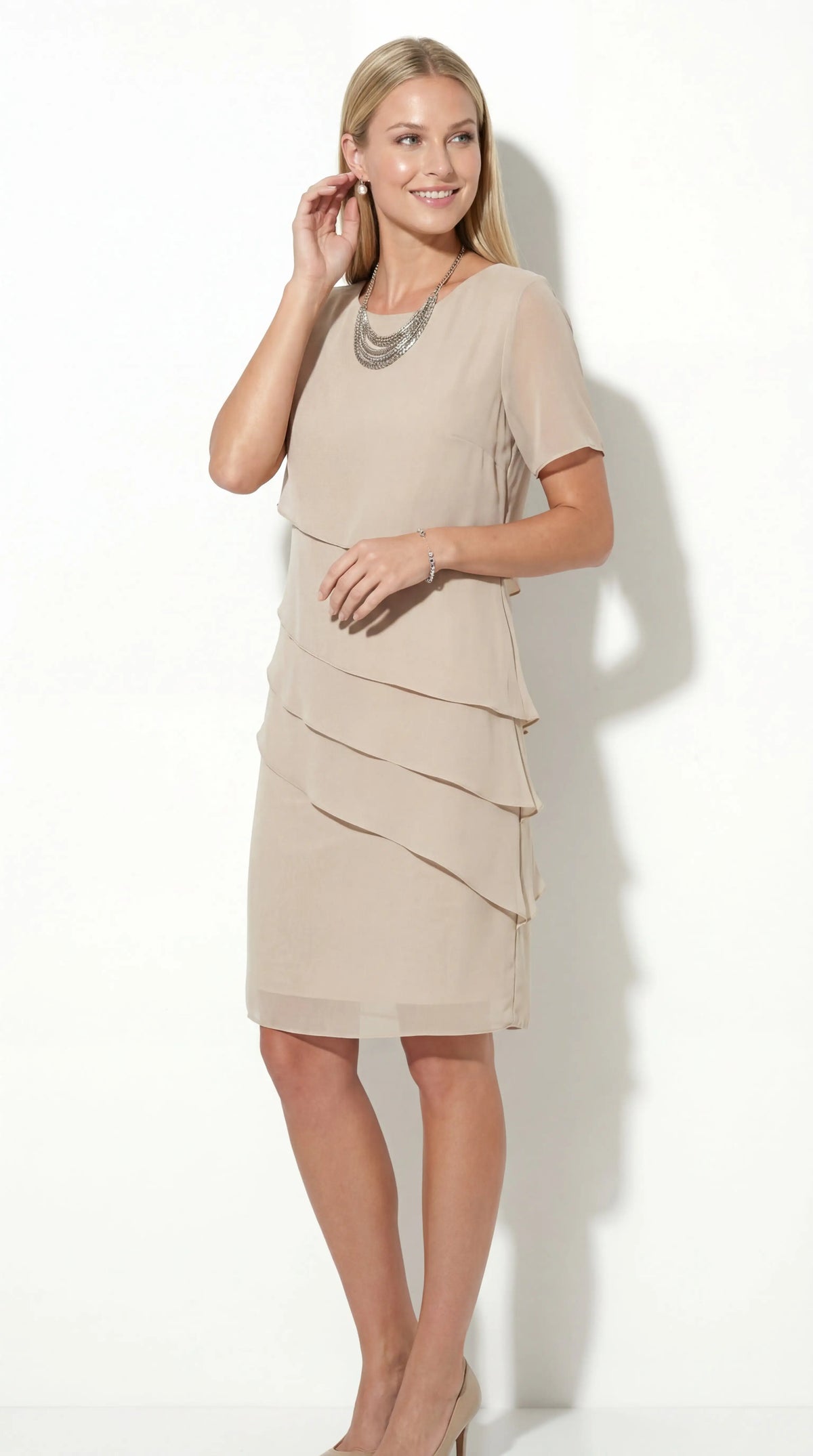 Kendra | Vestido de Gasa en Capas