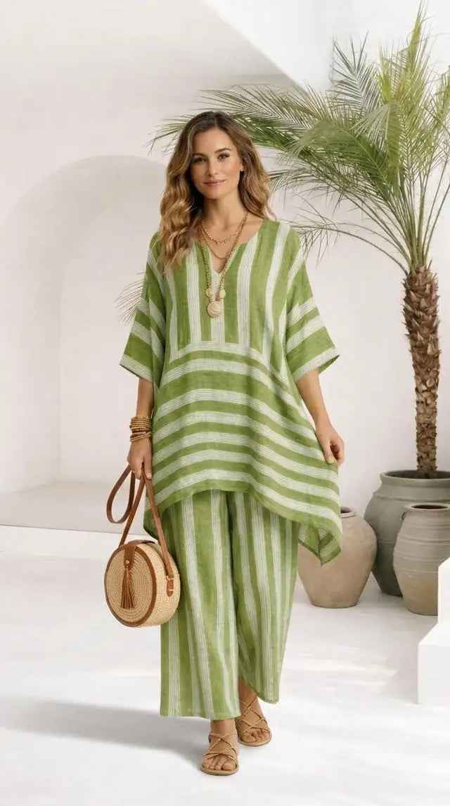 Paula | Conjunto de Lino y Algodón