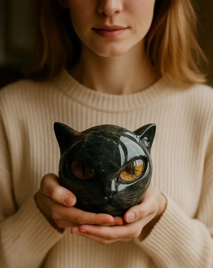 Escultura decorativa de gato — Nixtar™