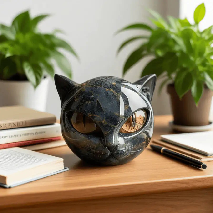 Escultura decorativa de gato — Nixtar™