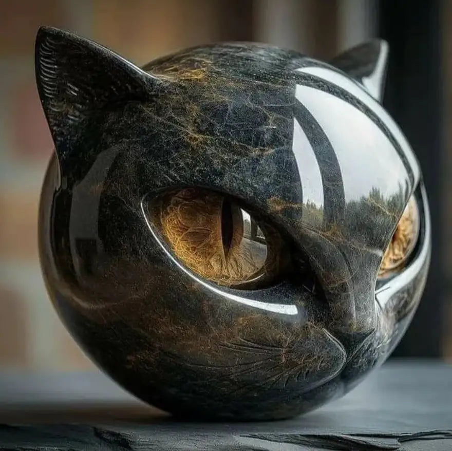 Escultura decorativa de gato — Nixtar™
