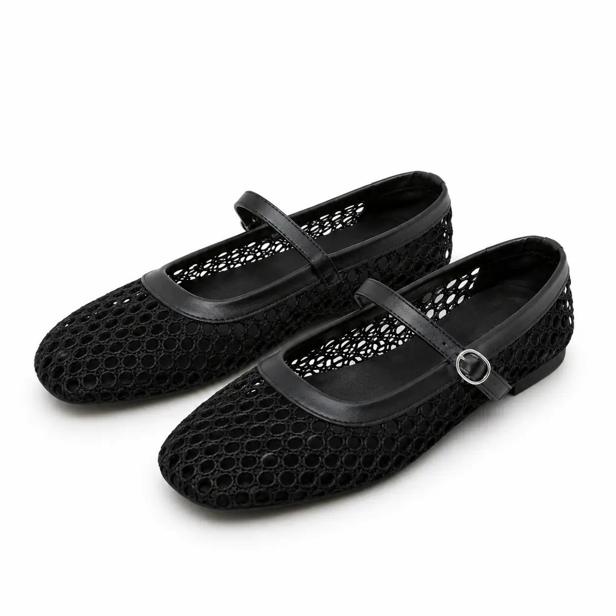 Valcenza™ | Mules de Malla Transpirable con Hebilla