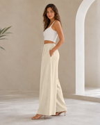 Lili™ —  Pantalón Palazzo de Lino Fresco