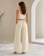 Lili™ —  Pantalón Palazzo de Lino Fresco