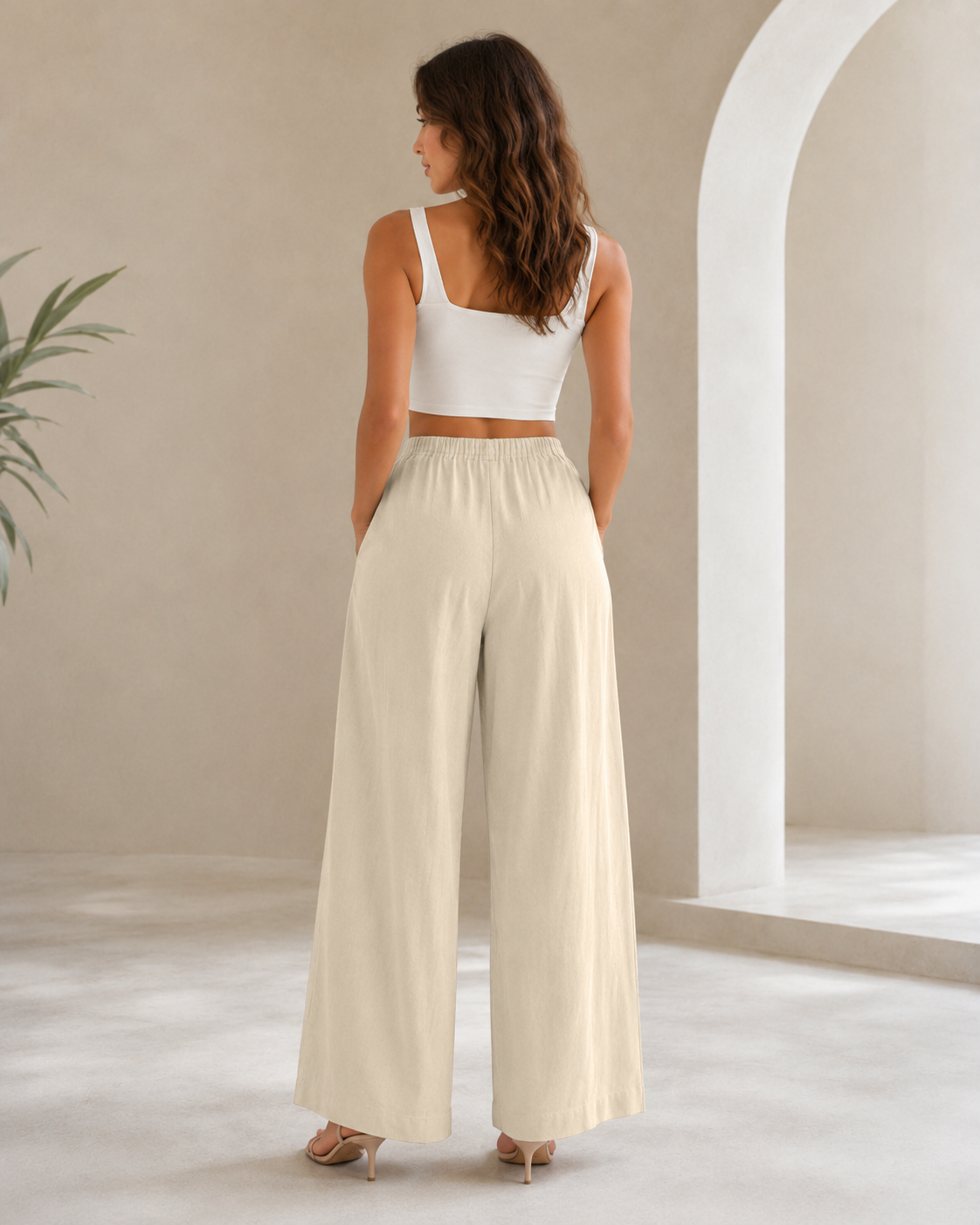 Lili™ —  Pantalón Palazzo de Lino Fresco