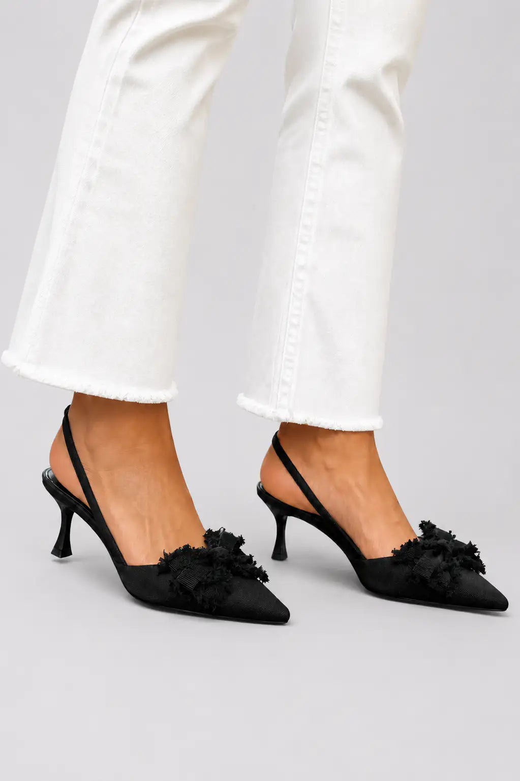 Aurora | Zapatos con tacón de lazo