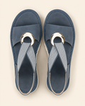 Amelia | Sandalias cómodas con suela estable y detalle dorado