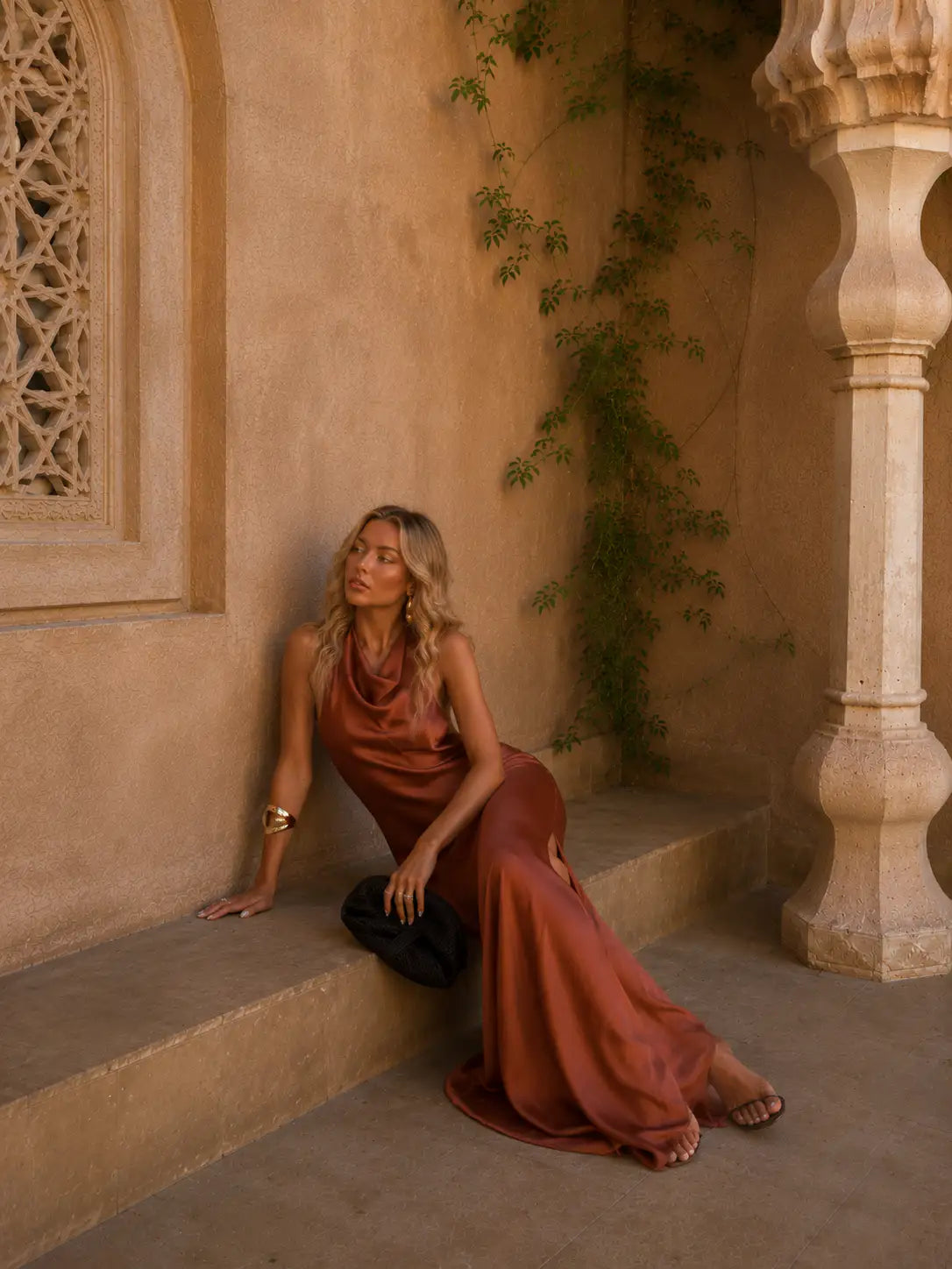 Yaiza | Vestido Riad en Terracota