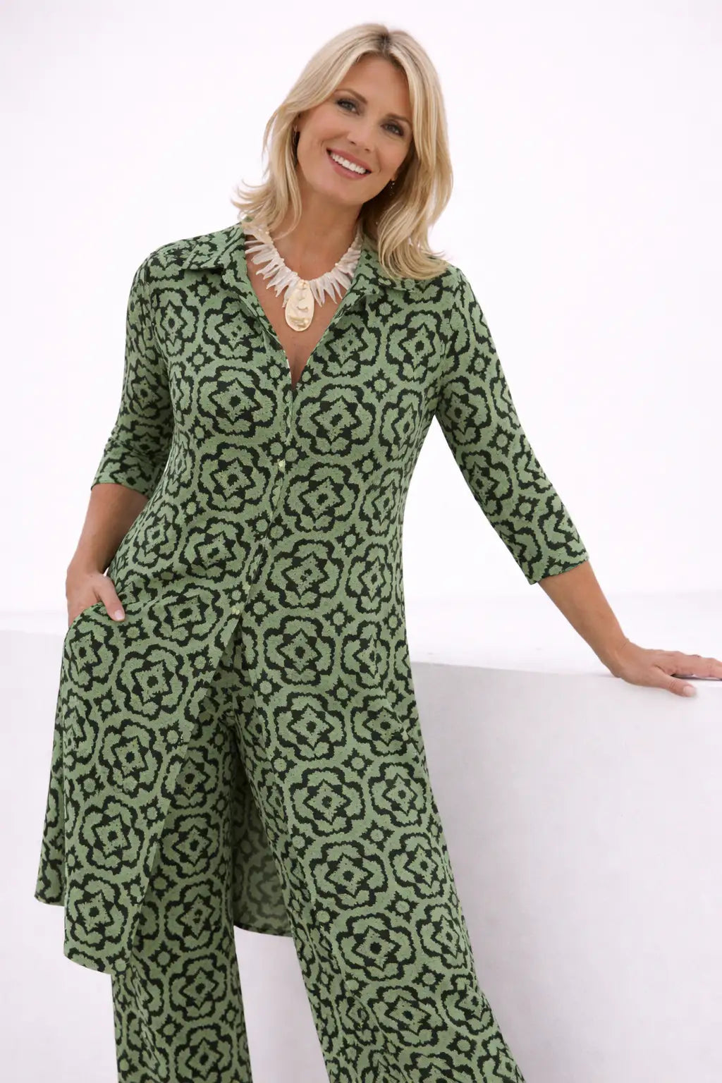 Santoro™ | Conjunto de Dos Piezas Estampado