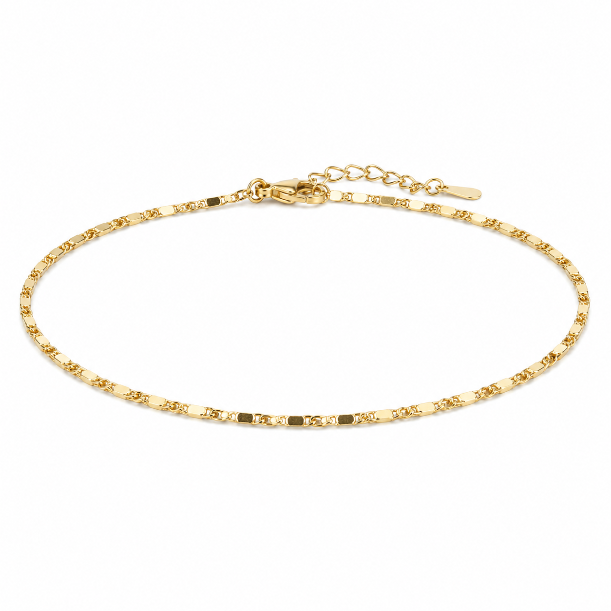 Aurelia™ · Tobillera Dorada Minimalista