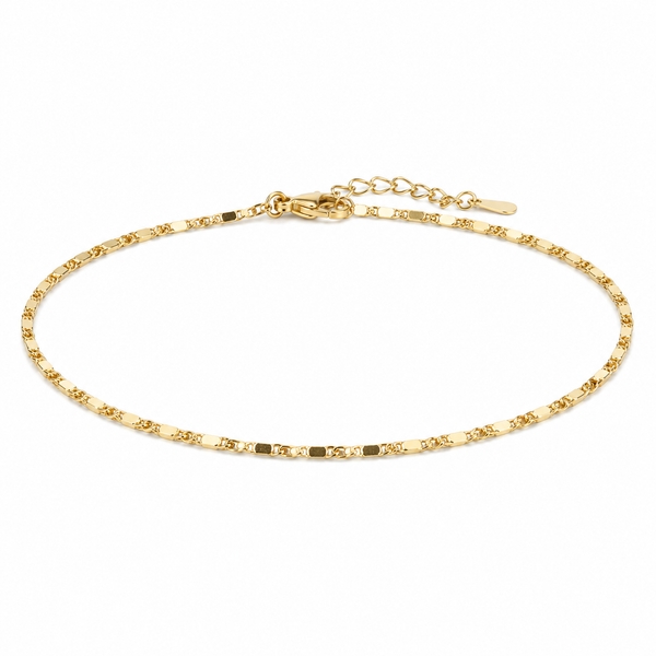 Aurelia™ · Tobillera Dorada Minimalista