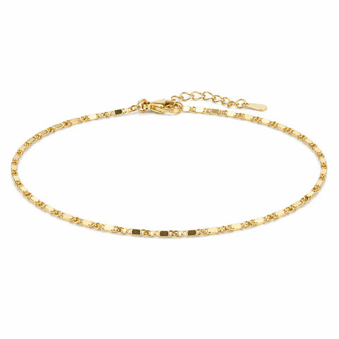 Aurelia™ | Tobillera Dorada Minimalista