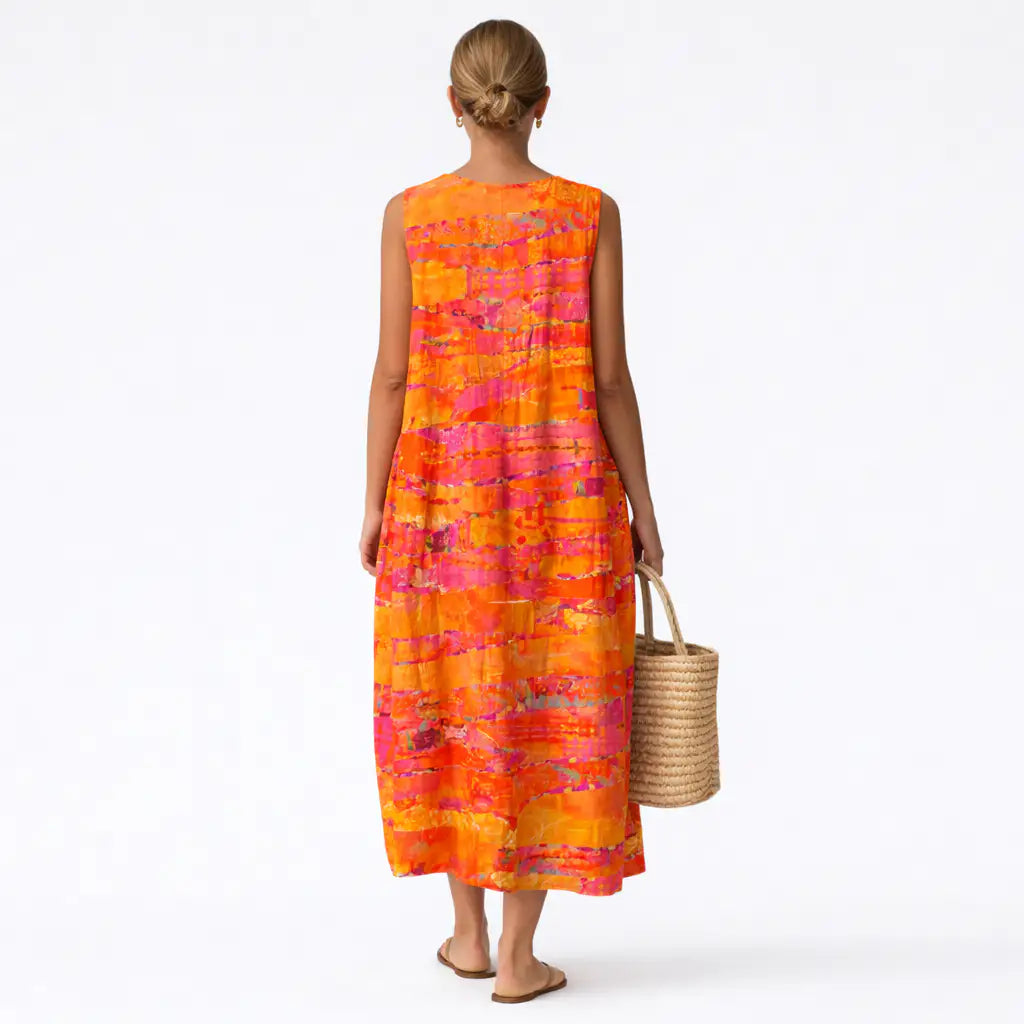 Laura™ | Vestido Midi Cotidiano