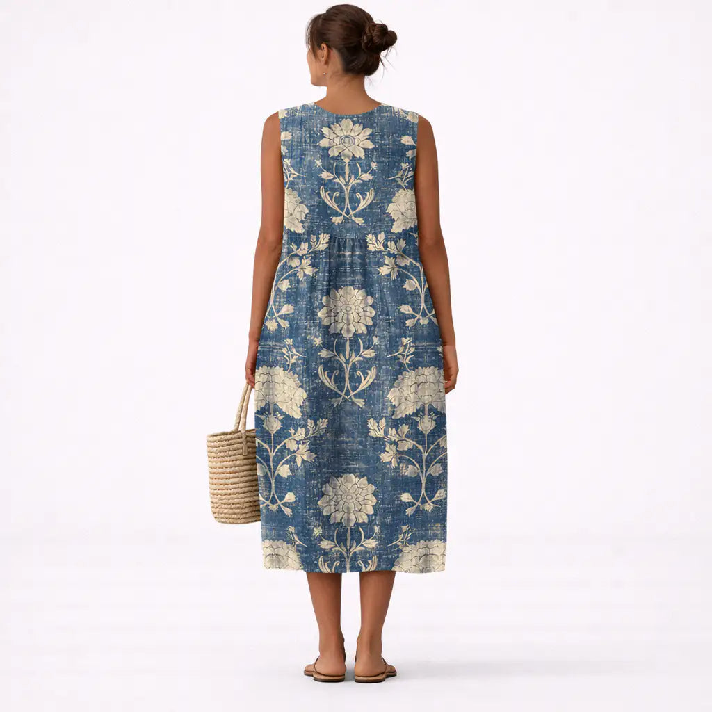 Alberte™ | Vestido midi floral clásico