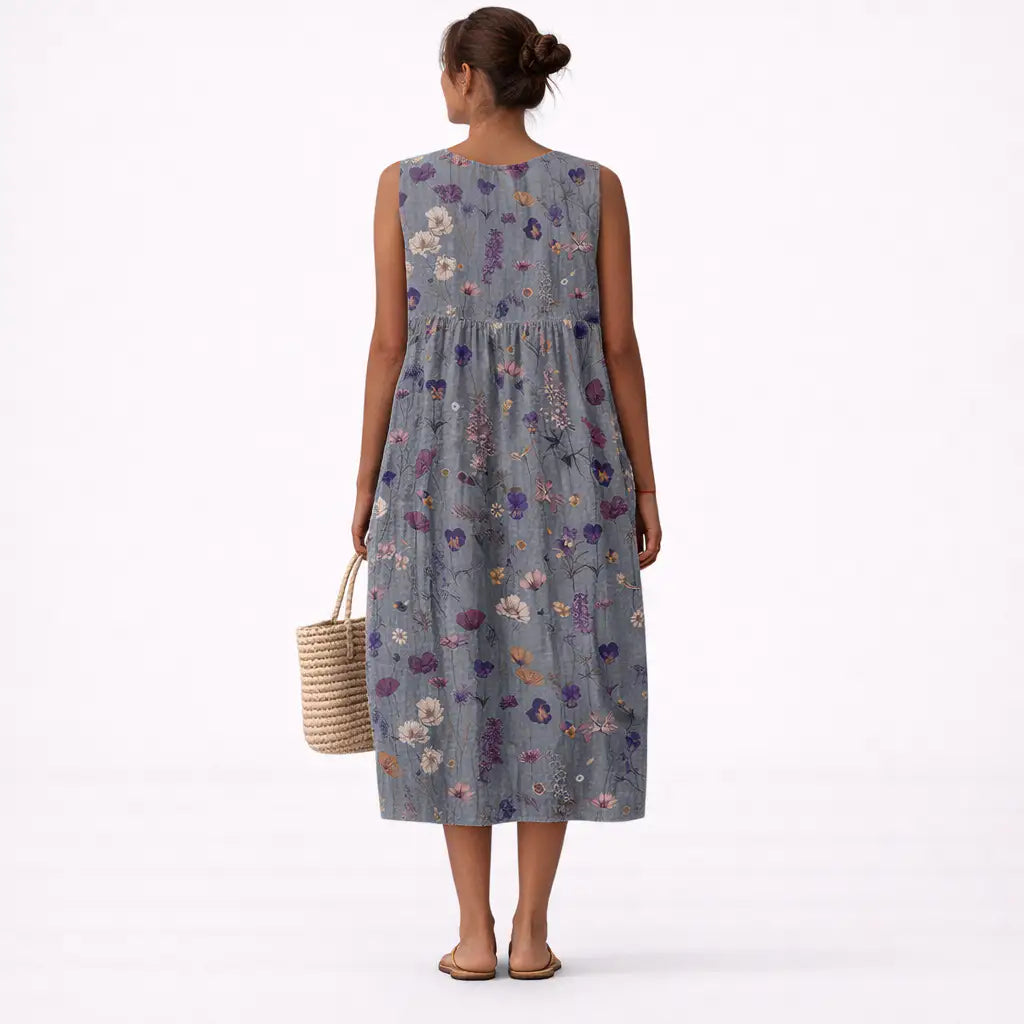 Saga™ | Vestido Midi Cotidiano