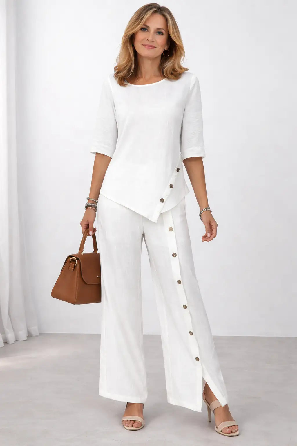 Martina | Conjunto de Blusa y Pantalón Ligero