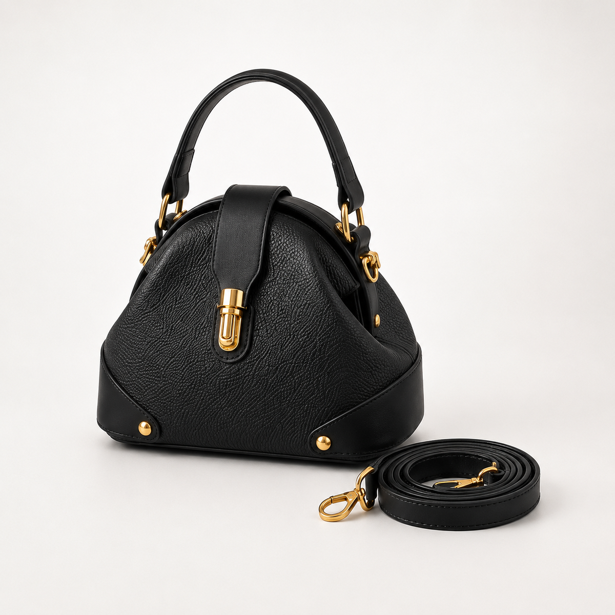 Damiana | Bolso de Mano Bicolor