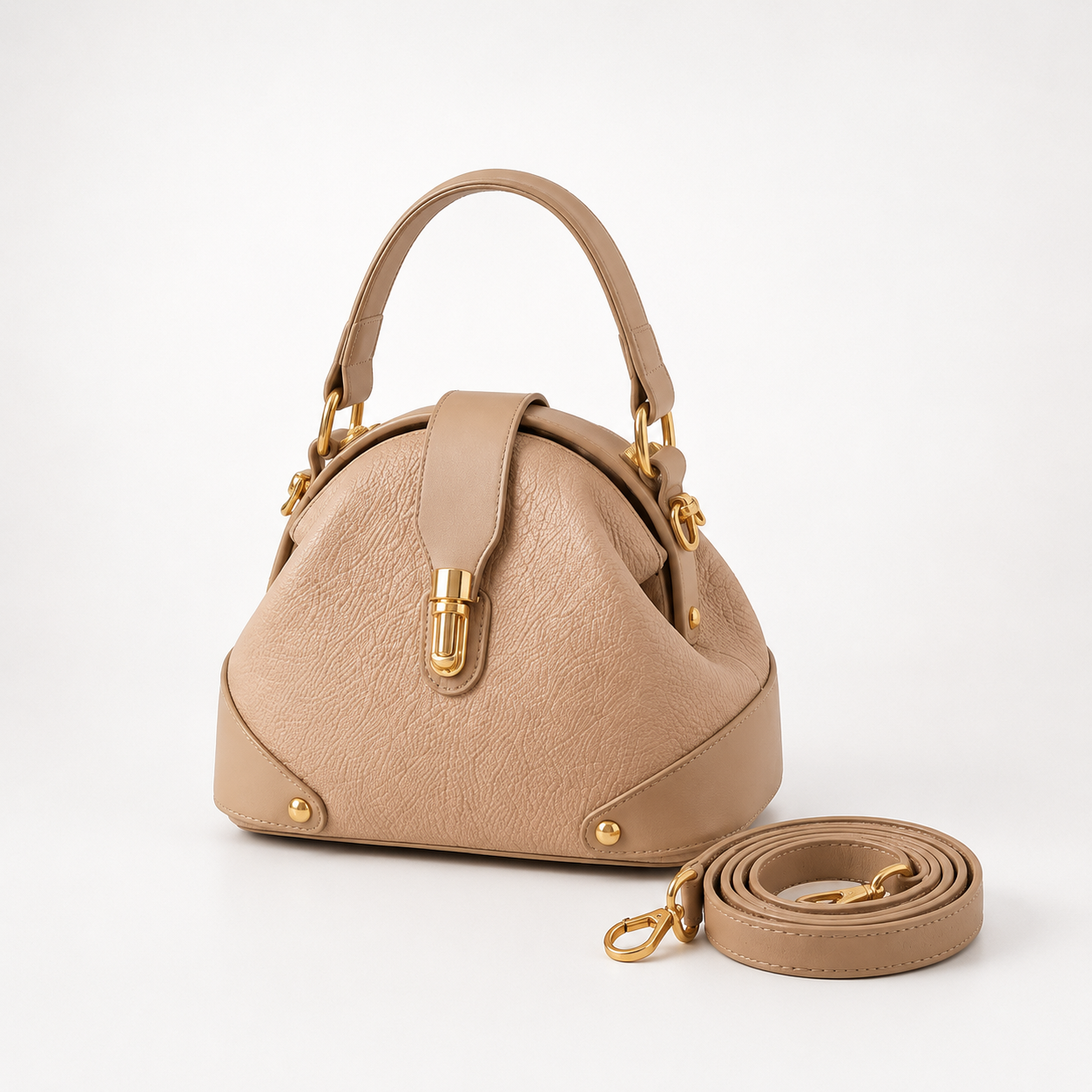 Damiana | Bolso de Mano Bicolor
