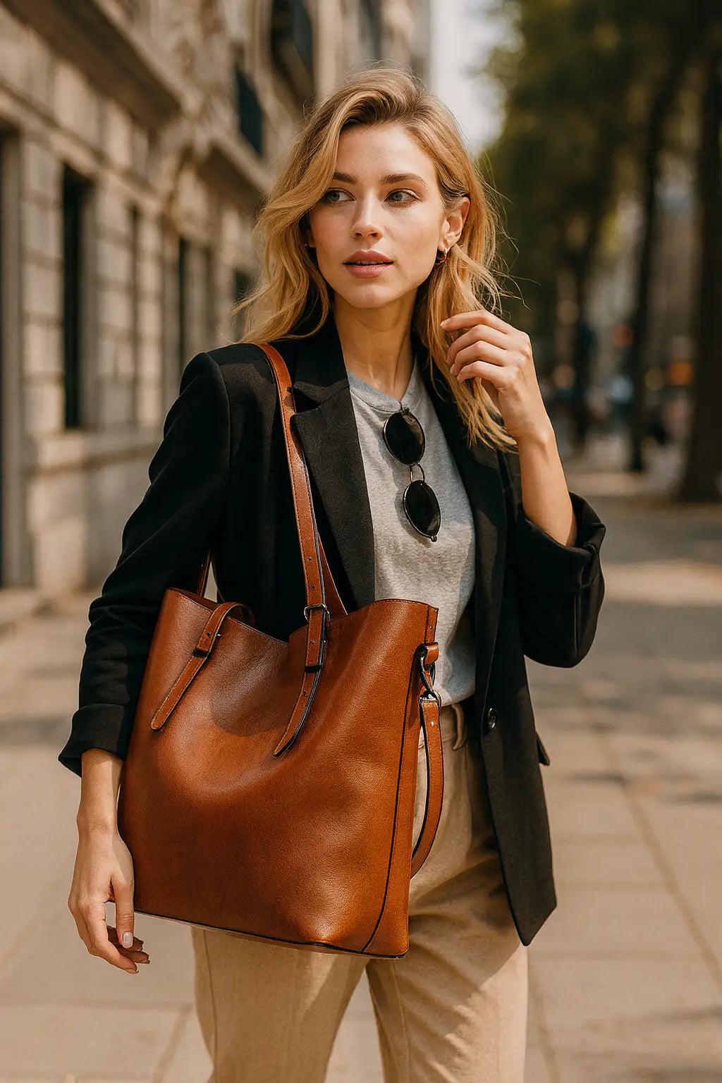 Tavrèa™ | Bolso de Mano con Asas Reforzadas