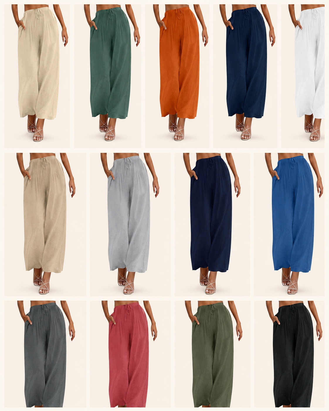 Lili™ —  Pantalón Palazzo de Lino Fresco