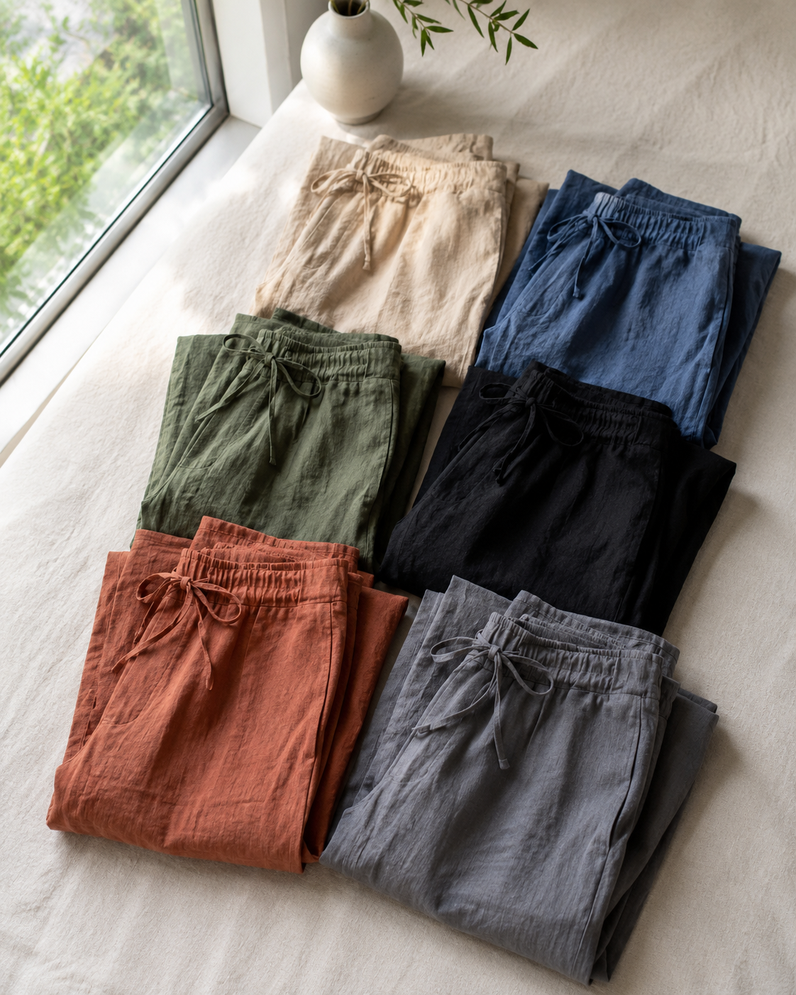 Lili™ —  Pantalón Palazzo de Lino Fresco