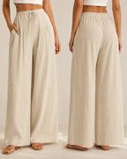Zora | Lili™ — Pantalón Palazzo de Lino Fresco
