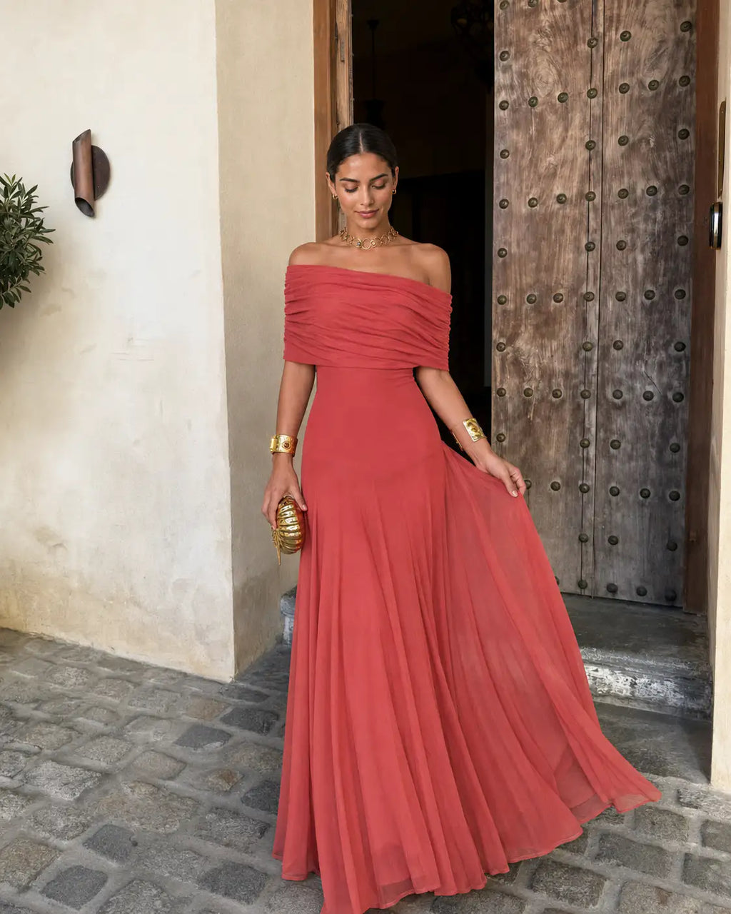 Vega | Vestido Toledo Terracota Claro