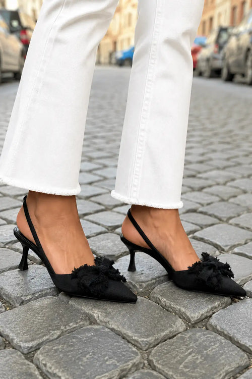 Aurora | Zapatos con tacón de lazo