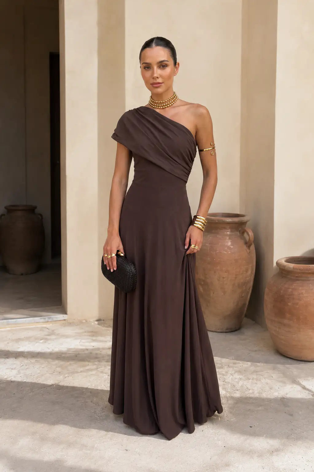 Suri | Vestido Toledo Color Marrón