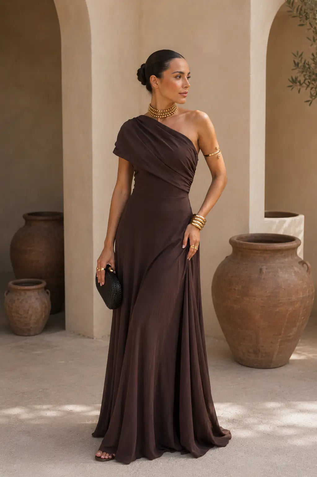 Suri | Vestido Toledo Color Marrón