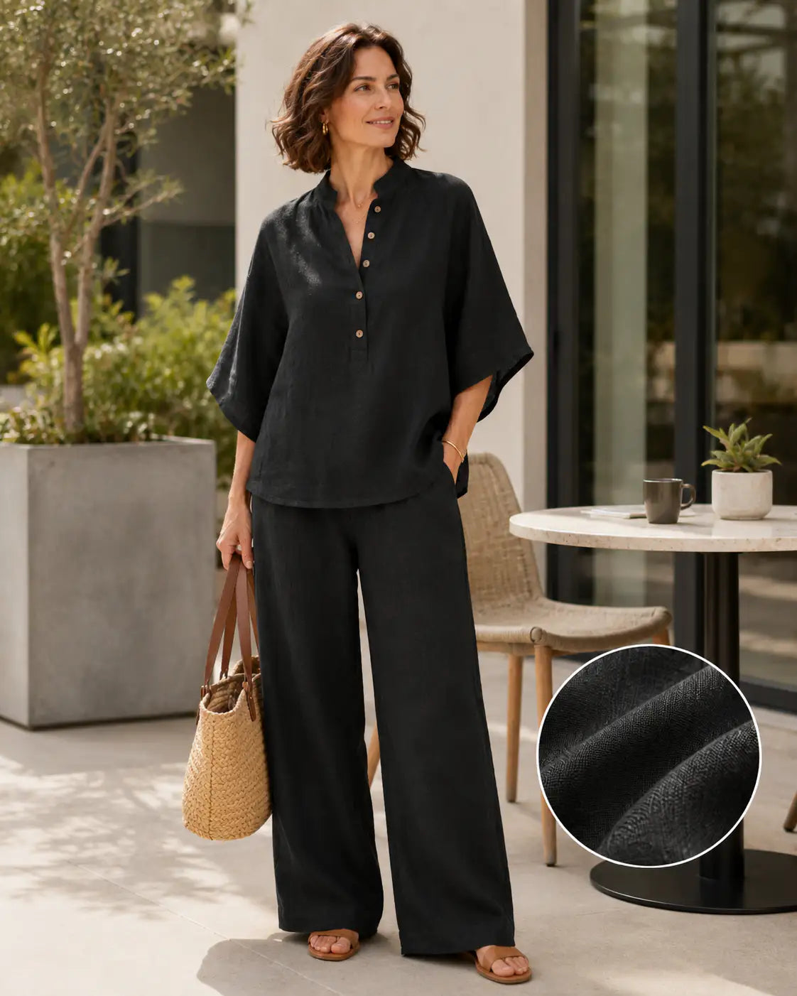 Romina | Salome™ Conjunto Algodón Suave y Fresco
