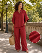 Romina | Salome™ Conjunto Algodón Suave y Fresco