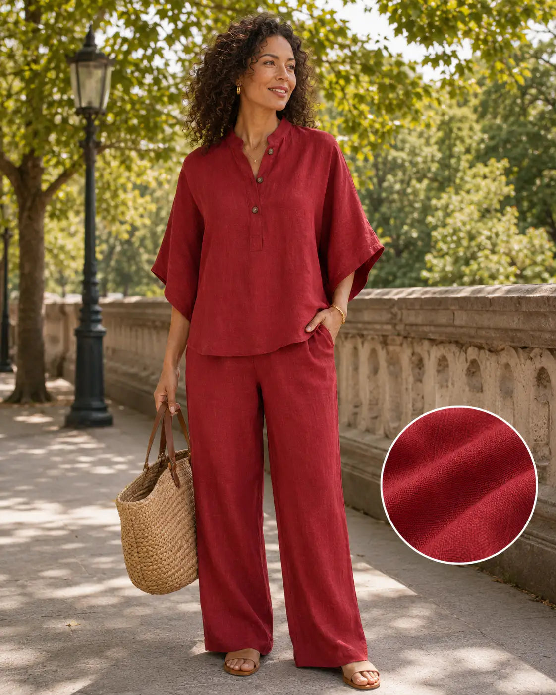 Romina | Salome™ Conjunto Algodón Suave y Fresco