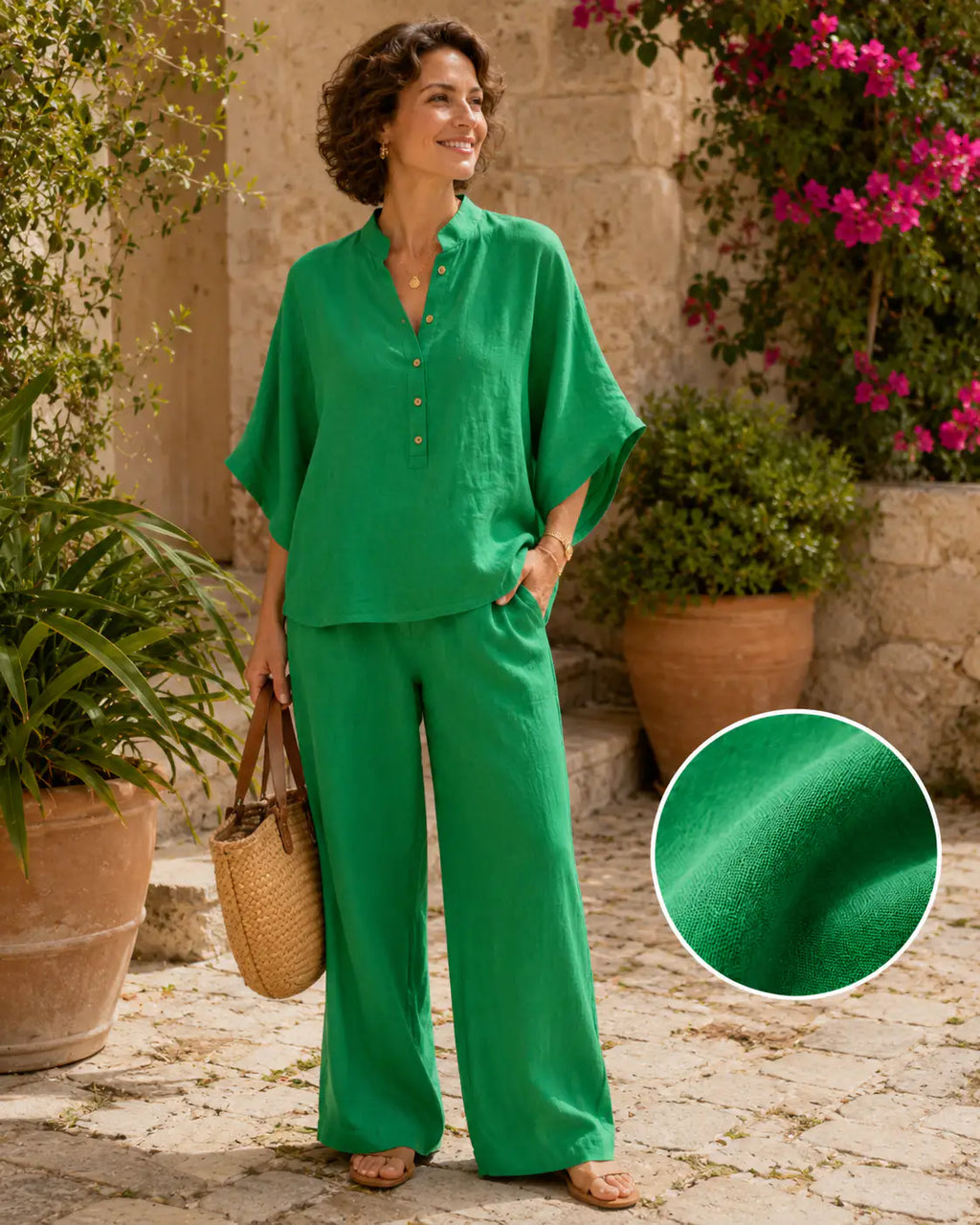 Romina | Salome™ Conjunto Algodón Suave y Fresco