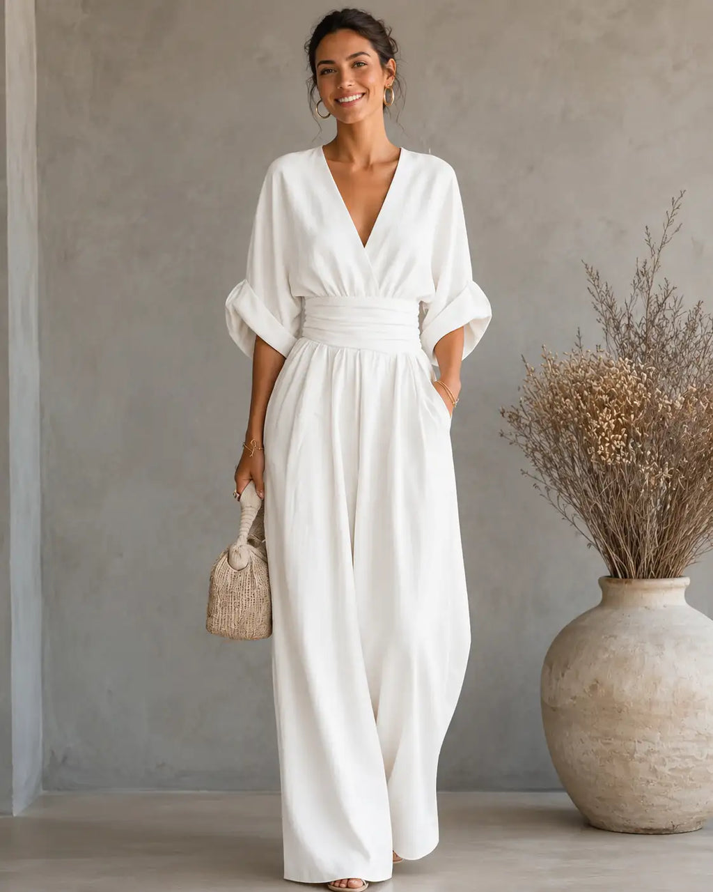 Silvana | Daniela™ Mono Elegante de Cintura Marcada