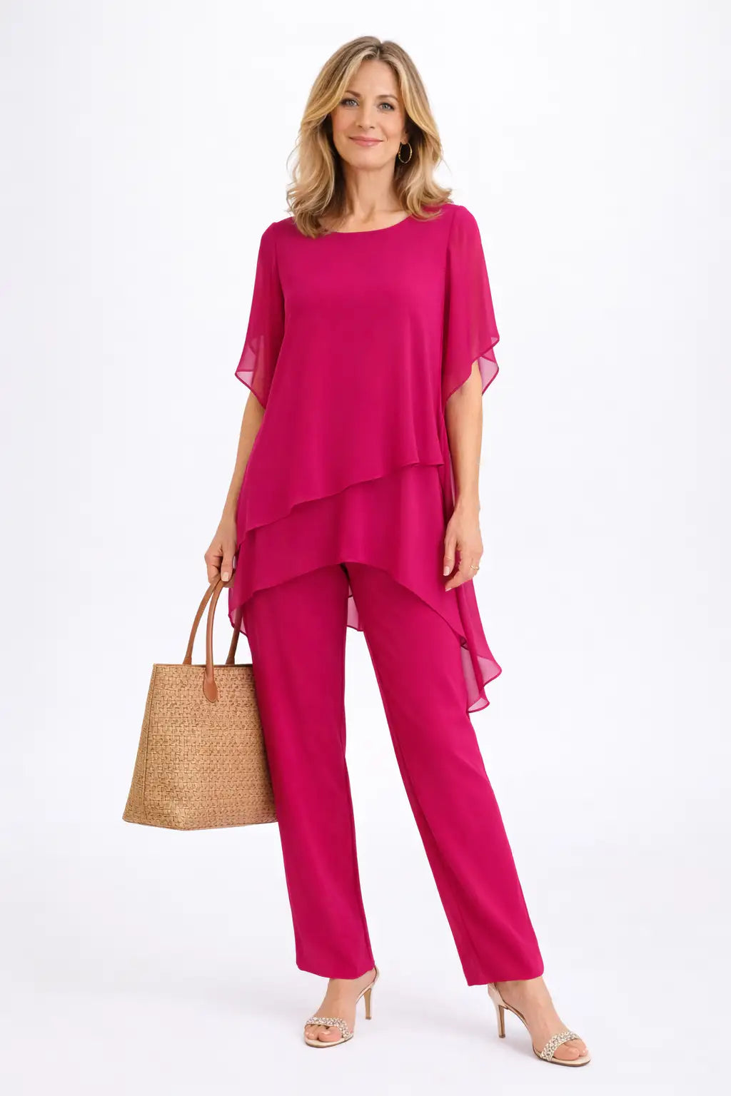 Carmen | Conjunto de Blusa y Pantalón Recto