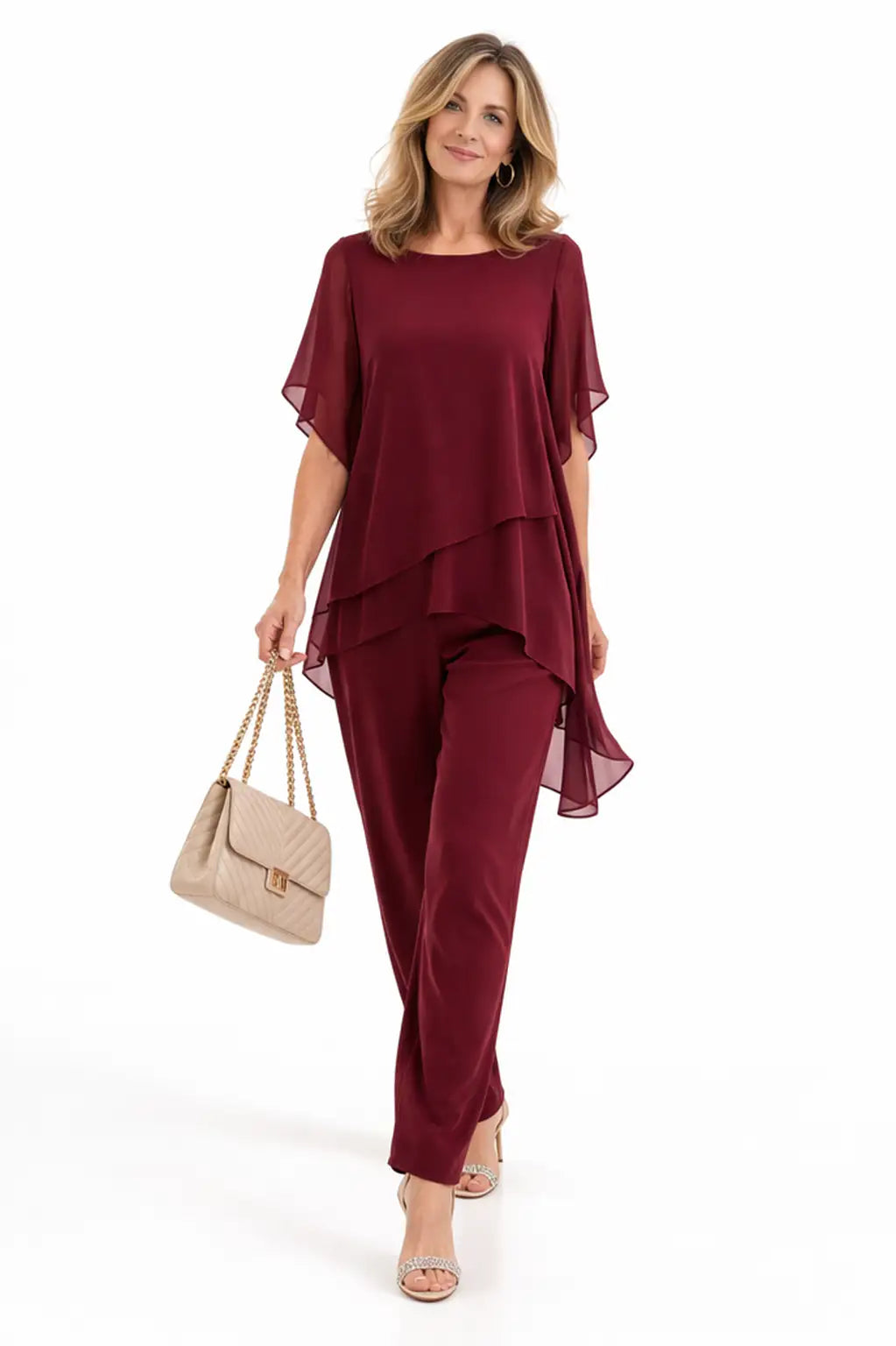 Carmen | Conjunto de Blusa y Pantalón Recto