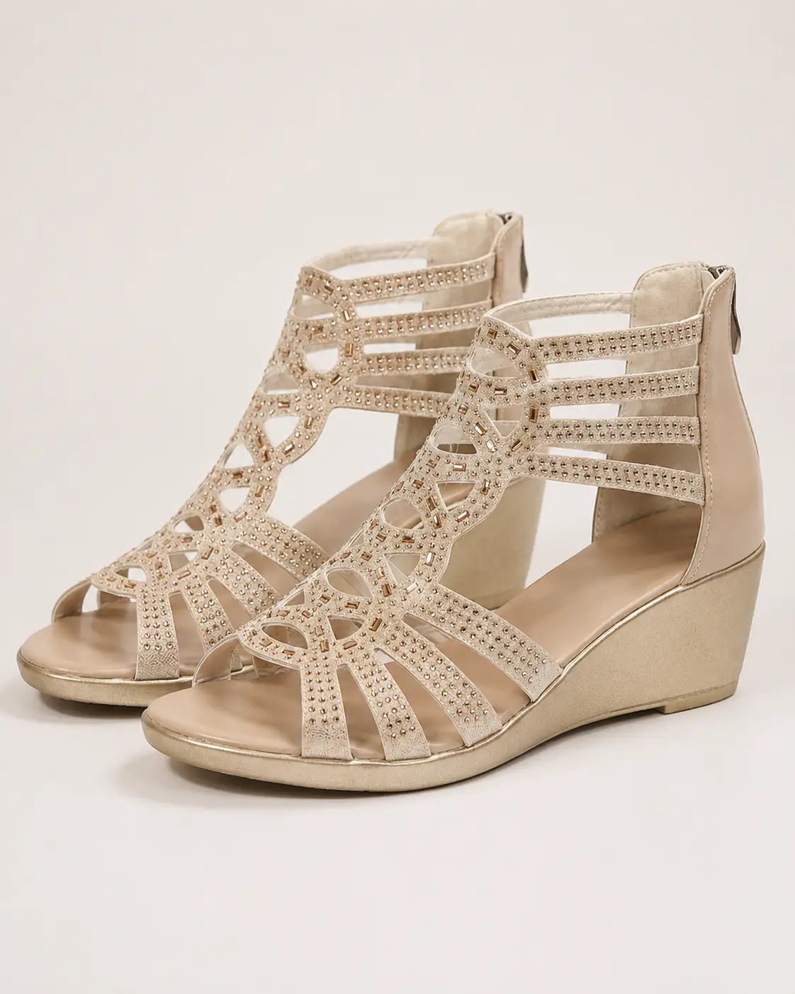 Sena | Jeanette™ Sandalias Elegantes con Brillo